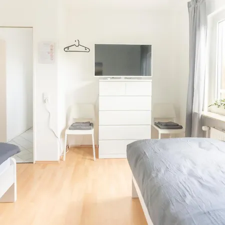 Lejlighed Mr Living I Modernes Mit Einzelbetten, Voll Ausgestattete Kueche, Balkon, Wlan, Parkplatz, Ideal Fuer Monteure I Gi03 I Gi02 Linden (Hessen)