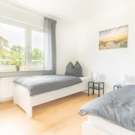 Apartment Mr Living I Modernes Mit Einzelbetten, Voll Ausgestattete Küche, Balkon, Wlan, Parkplatz, Ideal Für Monteure I Gi03